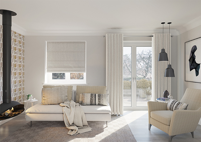 Bravo, Natural - Twist&Fit Roman Blind - Image 9